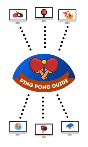 Ping Pong Guide Logo in the Middle of the Web