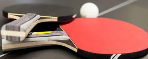 Ping Pong Paddles Red Black