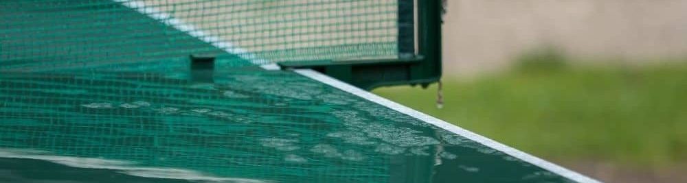 Ping Pong Table in the rain